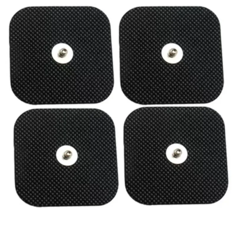 20 قطعة من وسادات الأقطاب الكهربائية البديلة السوداء الجديدة لتدليك العلاج الكهربائي لتحفيز العضلات Com Pex #2