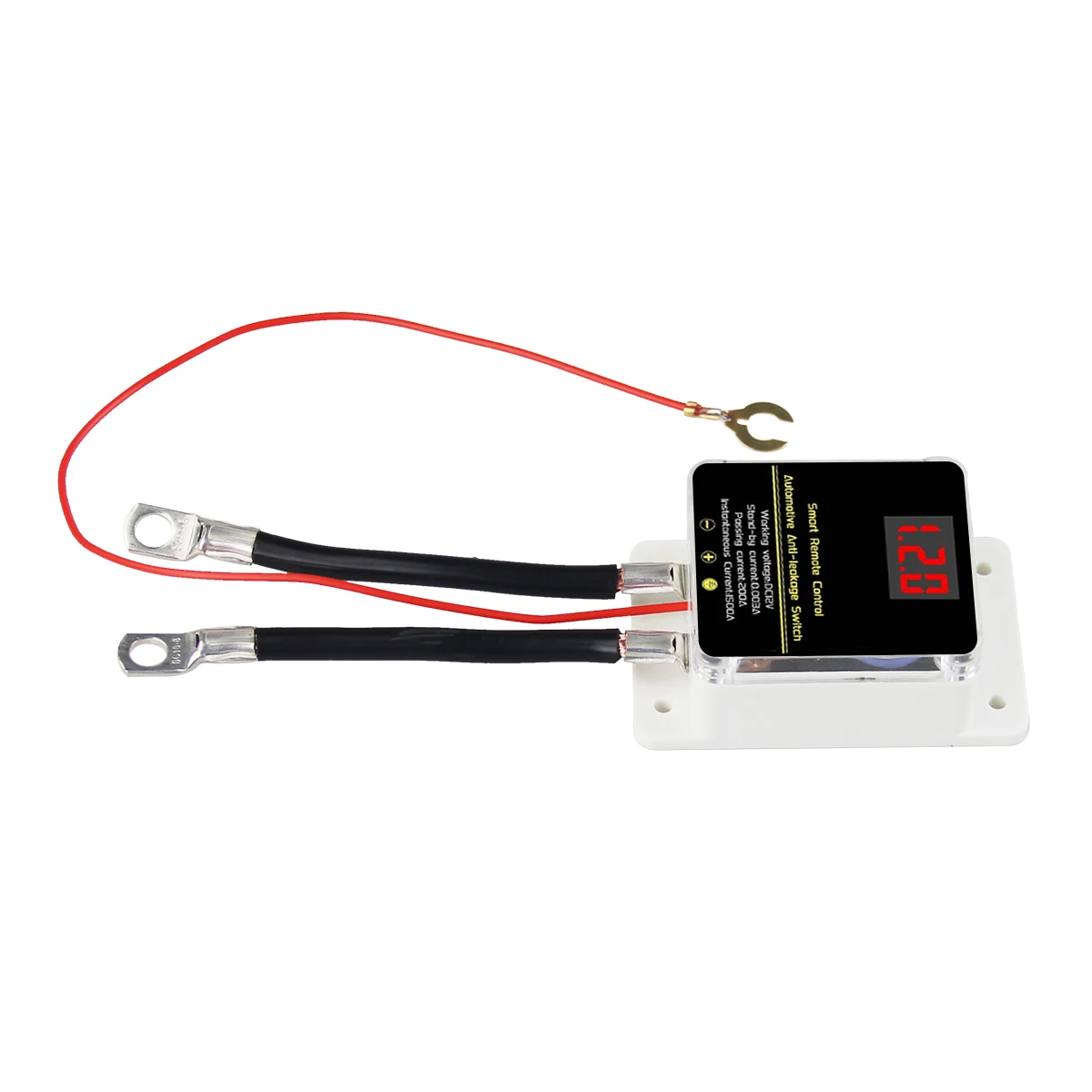 Interruttore automatico di disconnessione della batteria per auto RV camion 12V 200A Display digitale a LED Interruttore antifurto per batteria