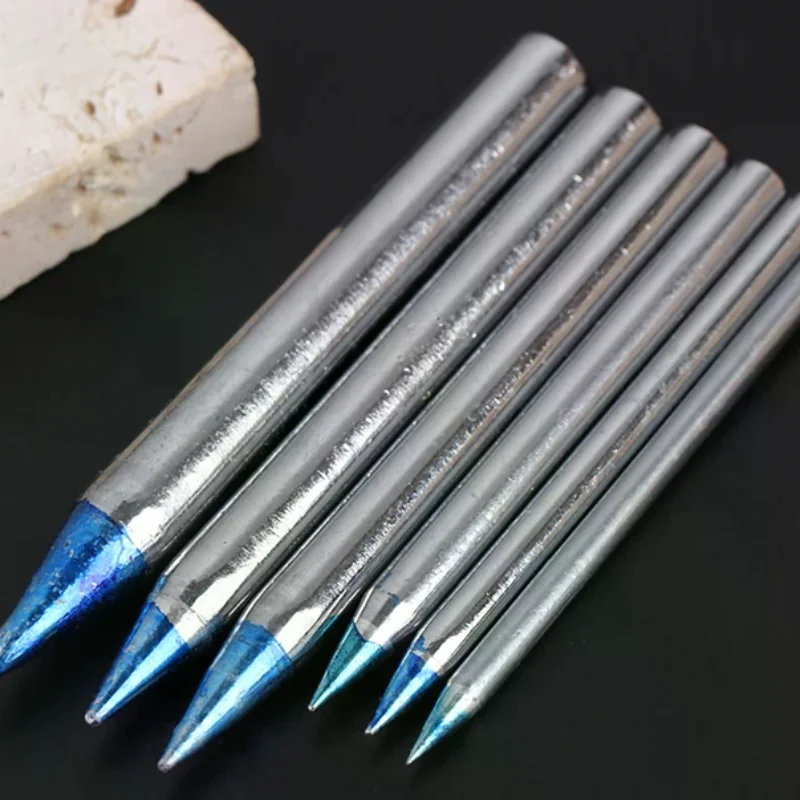 Soldering Iron Tips Blue Pointed Welding Tips 30/40/60/80/100/150W External Heat Soldering Iron Lead-Free Station Solder Tools