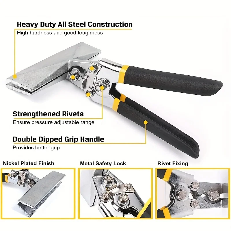 1PC multifunzionale larghezza testa 150MM pinza piegatubi strumento per orlatura