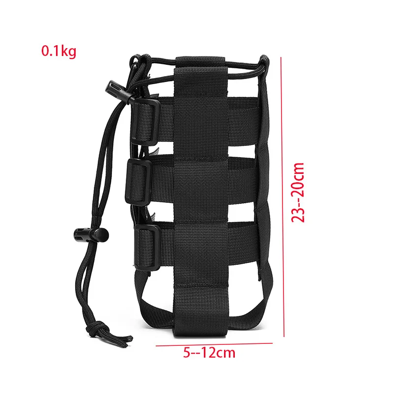 

‌Adjustable Shoulder Strap Water Bottle Bag Portable Universal Cup Sleeve Carrier for Outdoor Sports Hiking Hydration Bags
