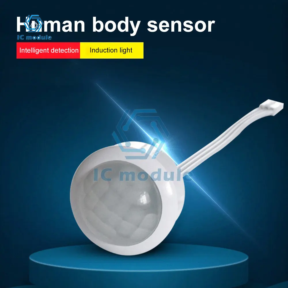 Pir Infrared Motion Automatic Light Sensor IR Detector Switch Sensitive and Stable Human Body Induction Night Lamp