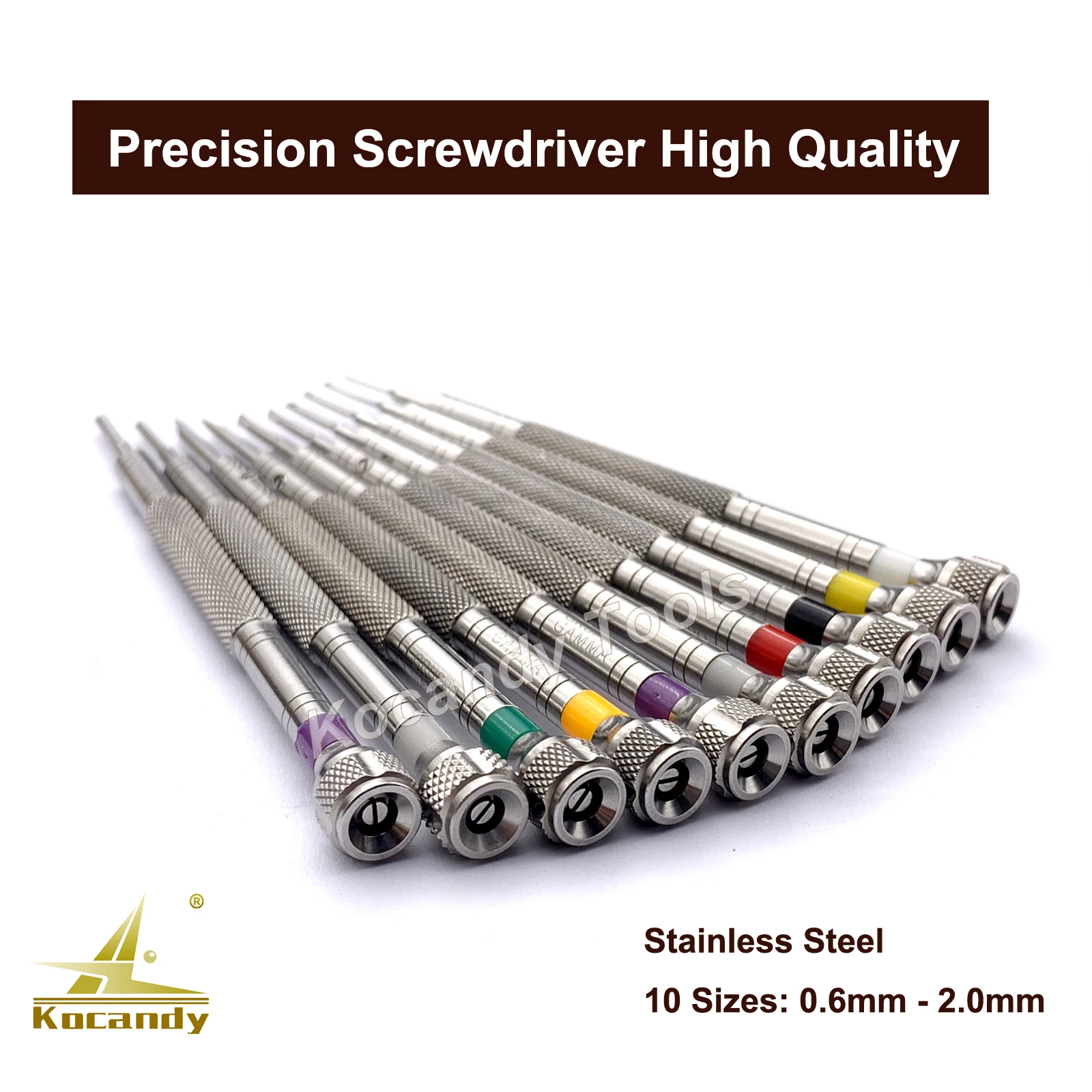 316 Stainless Steel  Precision Screwdriver 10 In 1 Set Watch Repair Tools Kit for Watchmakers Super Quality