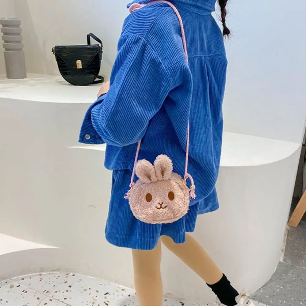 Baby Cartoon New Year Gift Funny Purses Handbag Rabbit Shoulder Bag Messenger Bag Crossbody Bag Coins Bag