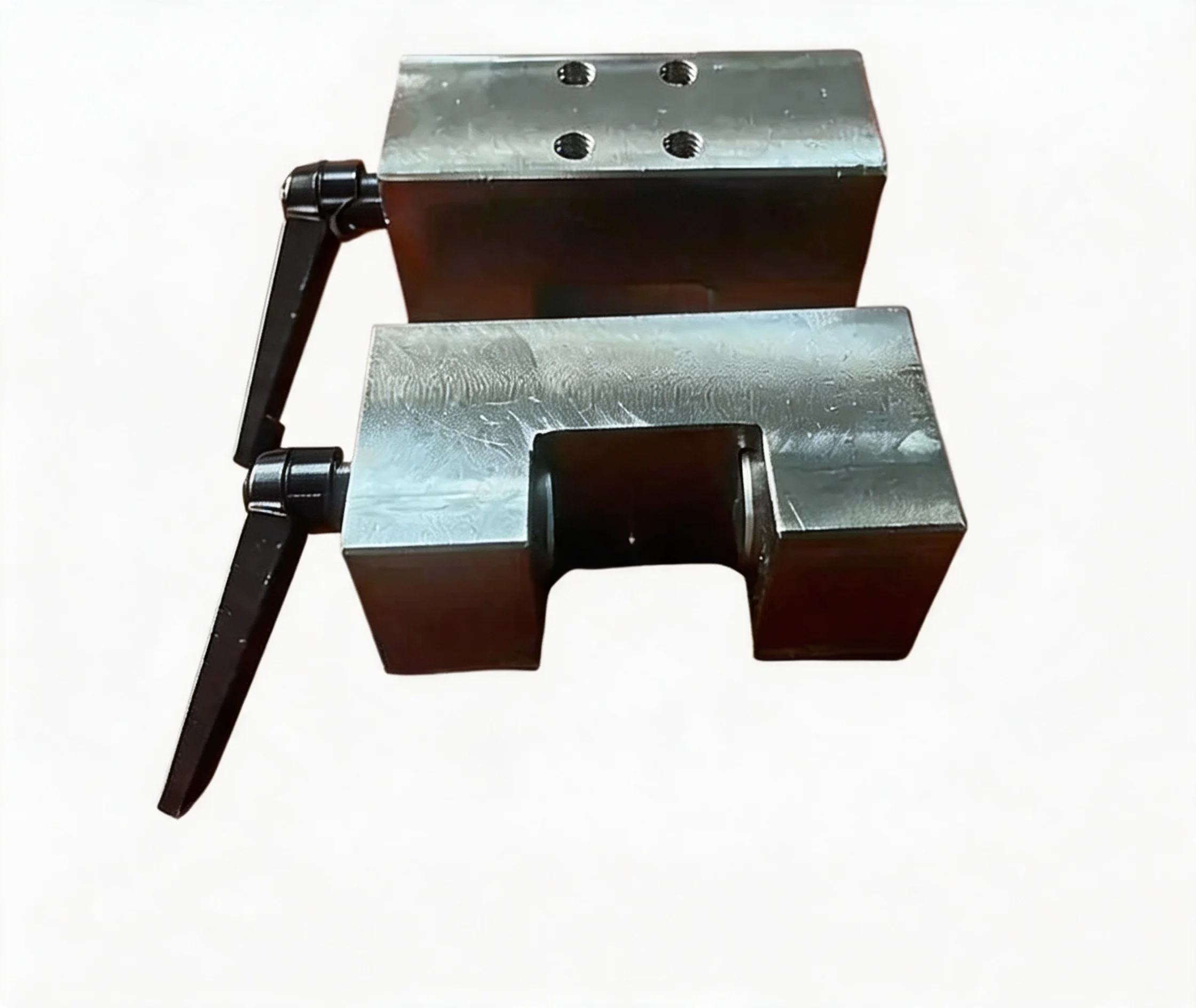 Linear Guide Rail Clamp Fixture FF15‑01‑15/20/25/30/35/45, Sliding Table Locking Positioning Limit Block for Linear Motion