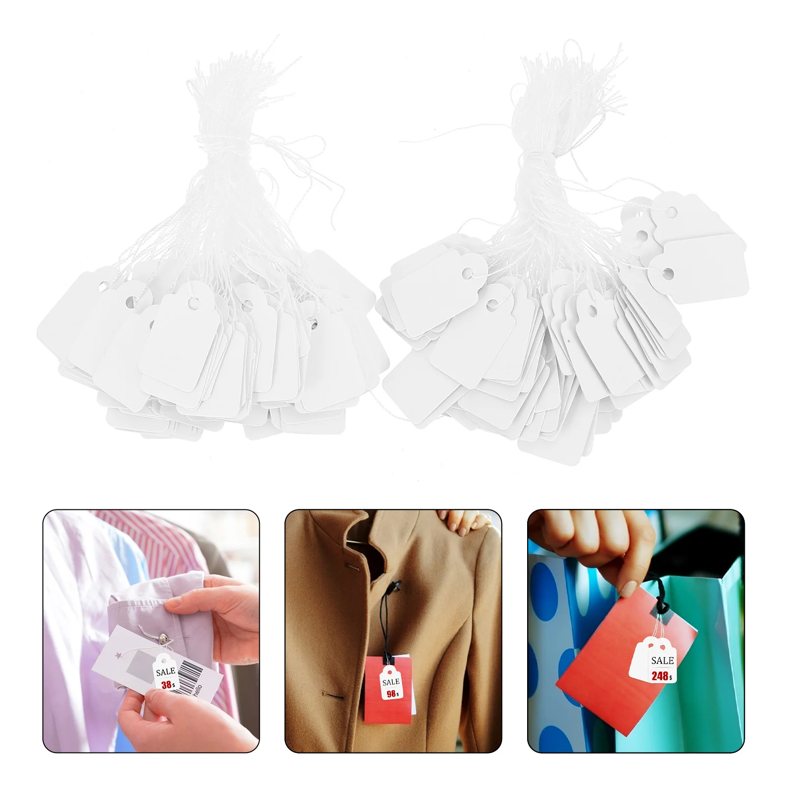 

200 шт., ювелирные ценники, бумажные товары премиум-класса, рукописные ценники, этикетки для магазина, магазина, супермаркета, розничная продажа, подвесная этикетка