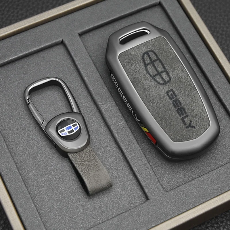 For Geely Emgrand Okavango Boyue Vision X6 X3 Monjaro Full‑Wrap Key Protective Shell With Key Buckle Auto Accessories