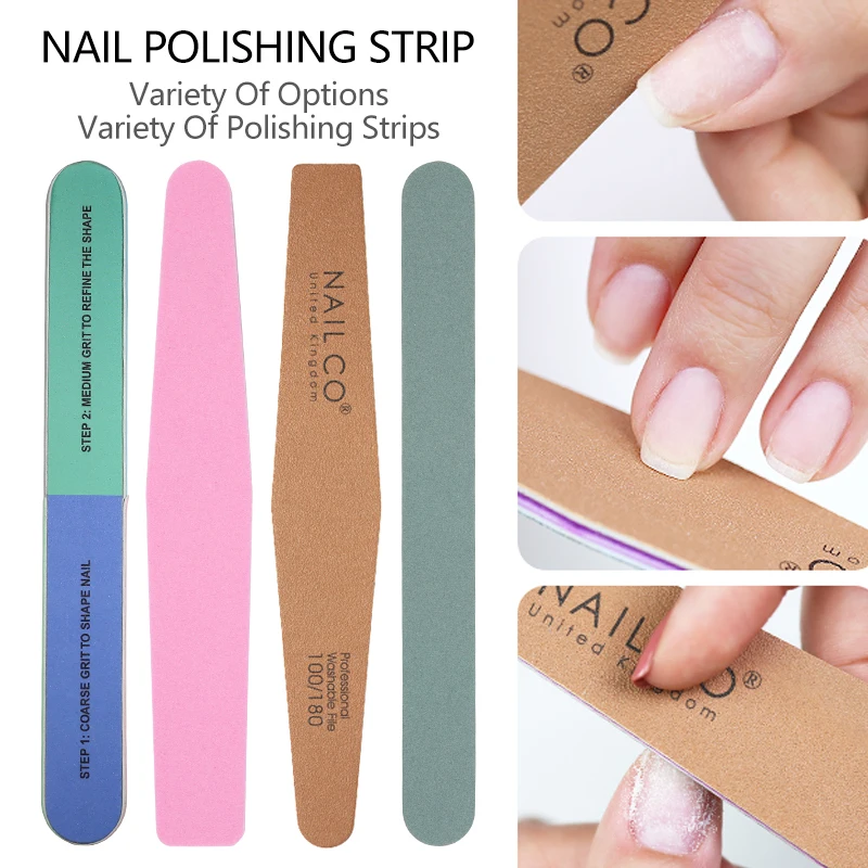 Nagelfeile Nagellack Professionelles Werkzeug Schleifpapier Entferner Maniküre Werkzeug Gel Polieren Nagelfeilen für Nagelpuffer Polierer Nagelsachen