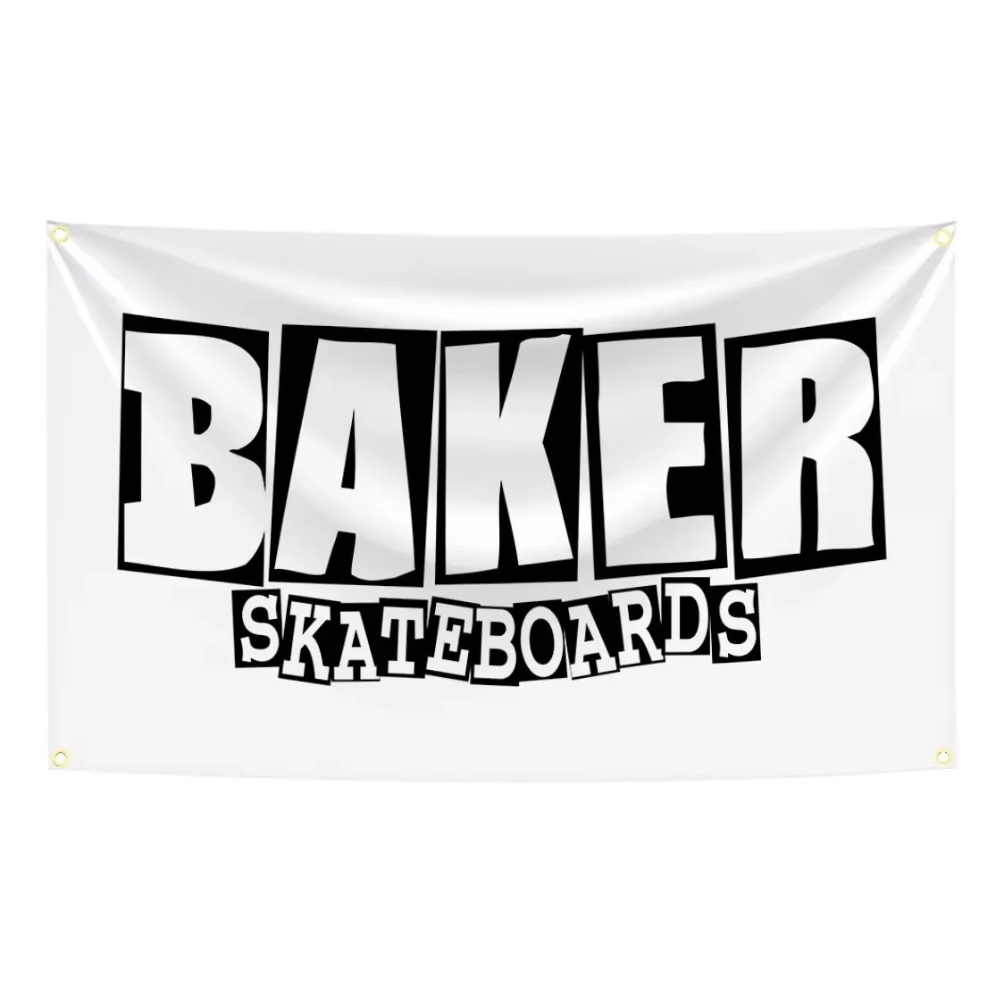 B-Bakers Skateboards Kick Push Flag Tapestry Polyester Digital Printing Banner for Garage Wall Art Out Door Decoration
