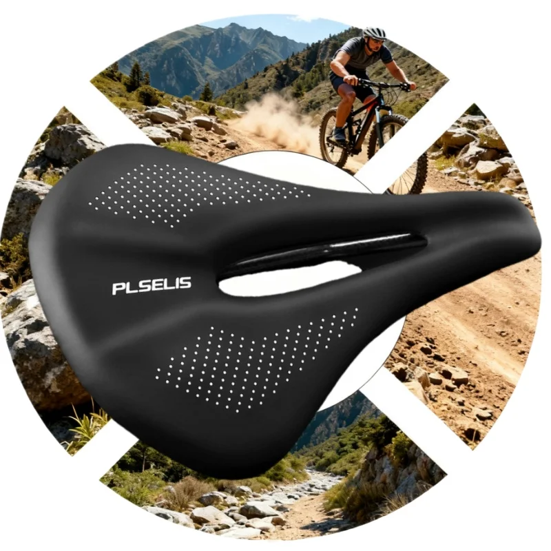 

Carbon Bicycle Saddle 155 Hollow Black Ultralight Ergonomic Bicycle Saddle Shock Absorber for Comfortable Mtb Road Racing Saddle