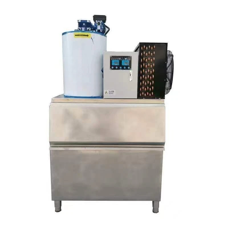 500kg/1000kg Industrial Large Ice Maker Commercial Flake Ice Maker Industry Machinery Equipment
