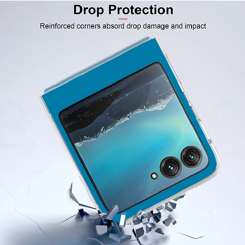 حافظة هاتف قابلة للطي لهاتف موتورولا رازر 50 الترا رازر 40 الترا 50 40 طائرة منقوشة ضد الصدمات غطاء كمبيوتر صلب شفاف