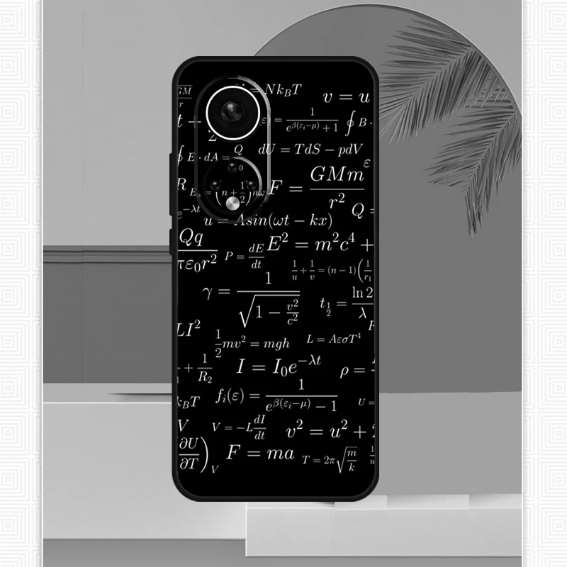 حافظة صيغة الرياضيات لعلوم الفيزياء لهاتف Honor Magic 400 Lite 200 5 6 7 Pro Honor X9c X9b X9a X8b X8a X8 X9 50 70 90