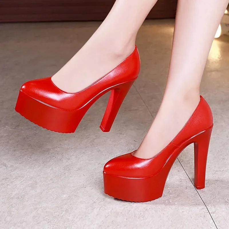 13CM Womens Shoes Classic Fashion Platform High Heels for Woman Sexy Model Performance Shoes Luxury Designer Shoes Zapatos Mujer