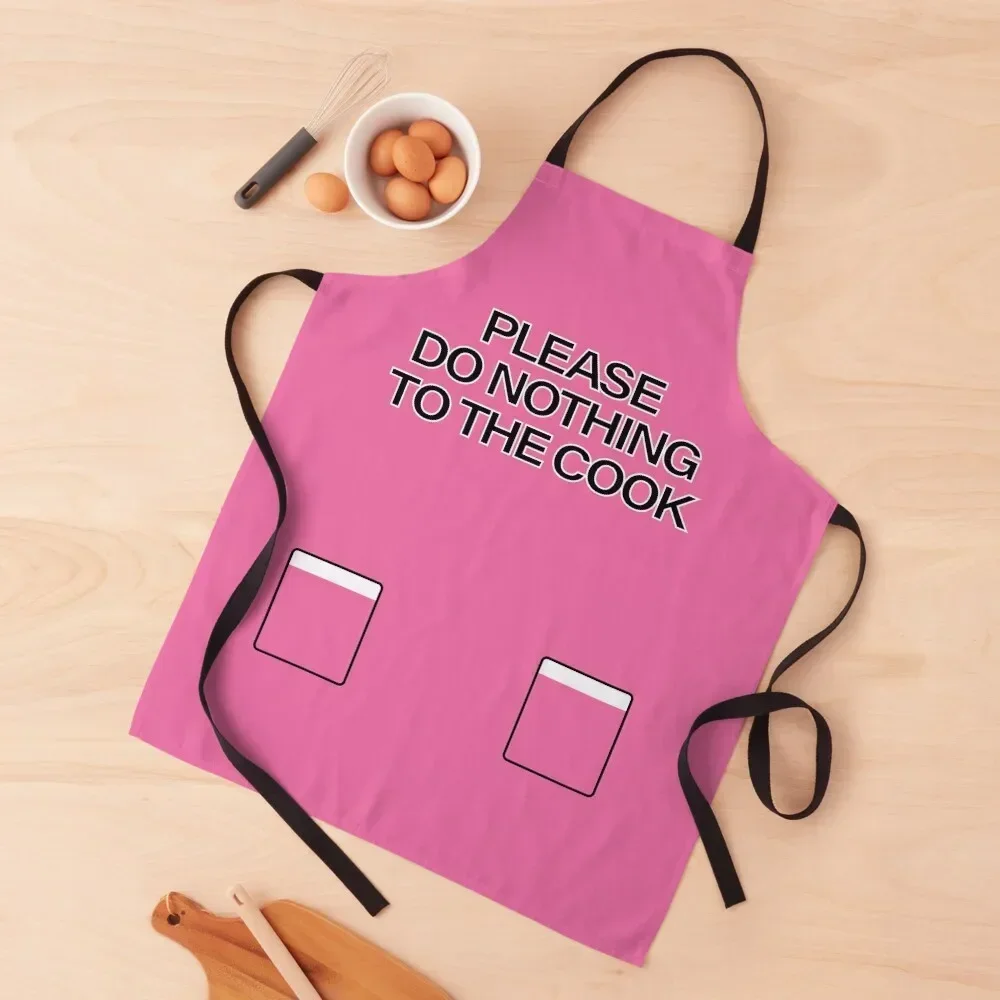 

Please Do Nothing To The Cook Apron Customizable for women halloween Kitchen Utensils Apron