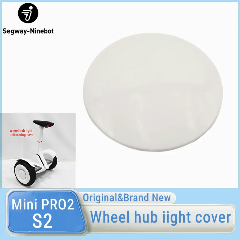 Original Wheel Hub Light Uniforming Cover For Ninebot By Segway Mini PRO 2 S2 Self-Balancing Scooter Black White Wheel Hub Cover