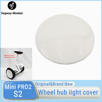 Original Wheel Hub Light Uniforming Cover For Ninebot By Segway Mini PRO 2 S2 Self-Balancing Scooter Black White Wheel Hub Cover