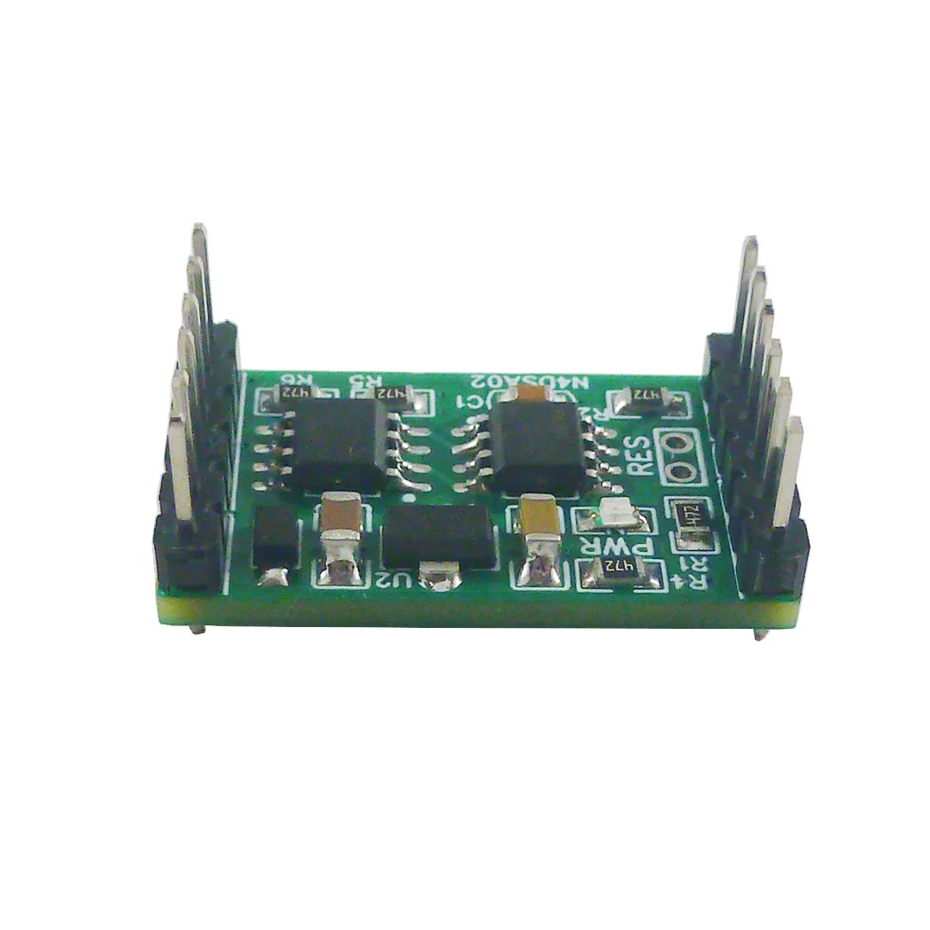 2CH -55 to +125C Modbus Temperature Sensor Module DS18B20 RS485 Adapter Board for PLC Paperless recorder Thermostatic Controls