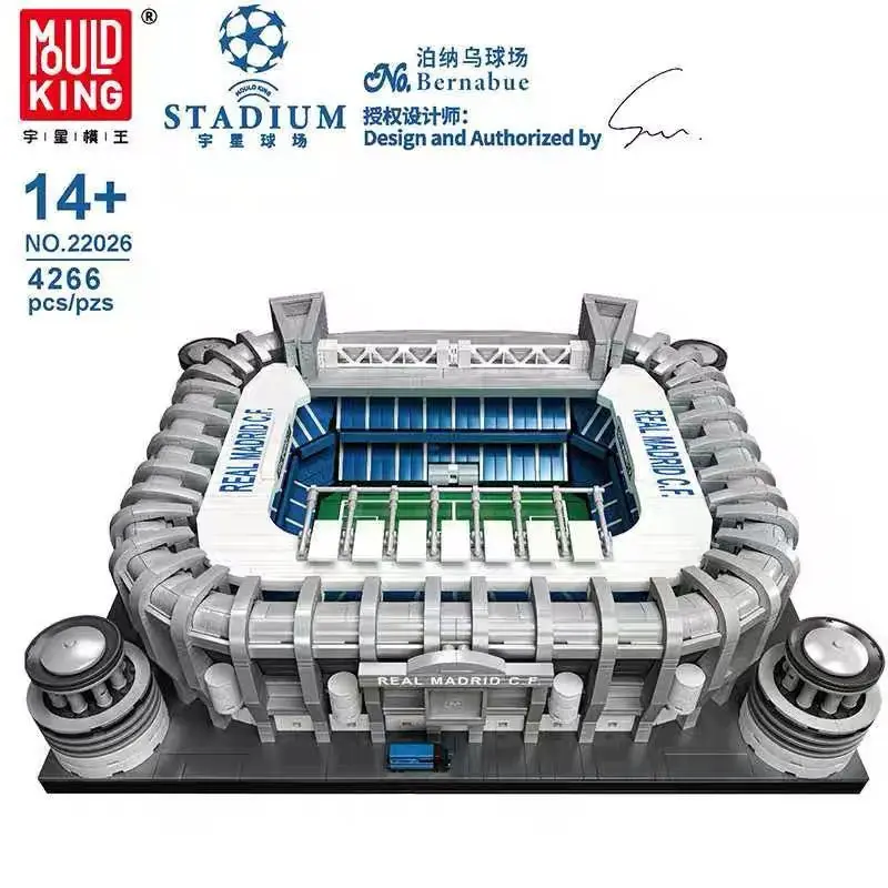 

Mould King 22026 Bernardo Football Stadium Collectible Building Block Model Toy Display Piece