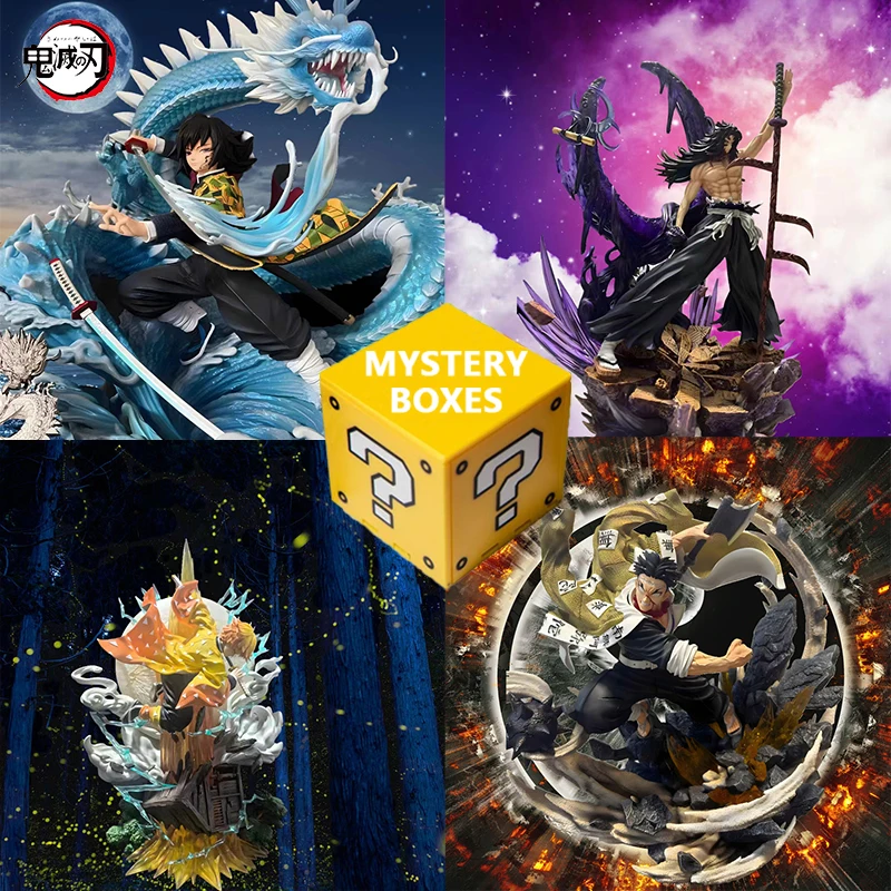 

Demon Slayer Anime Figures 5-10cm Blind Bag Kamado Tanjirou Nezuko Surprise Action Figure PVC Model Collection Periphery Toys