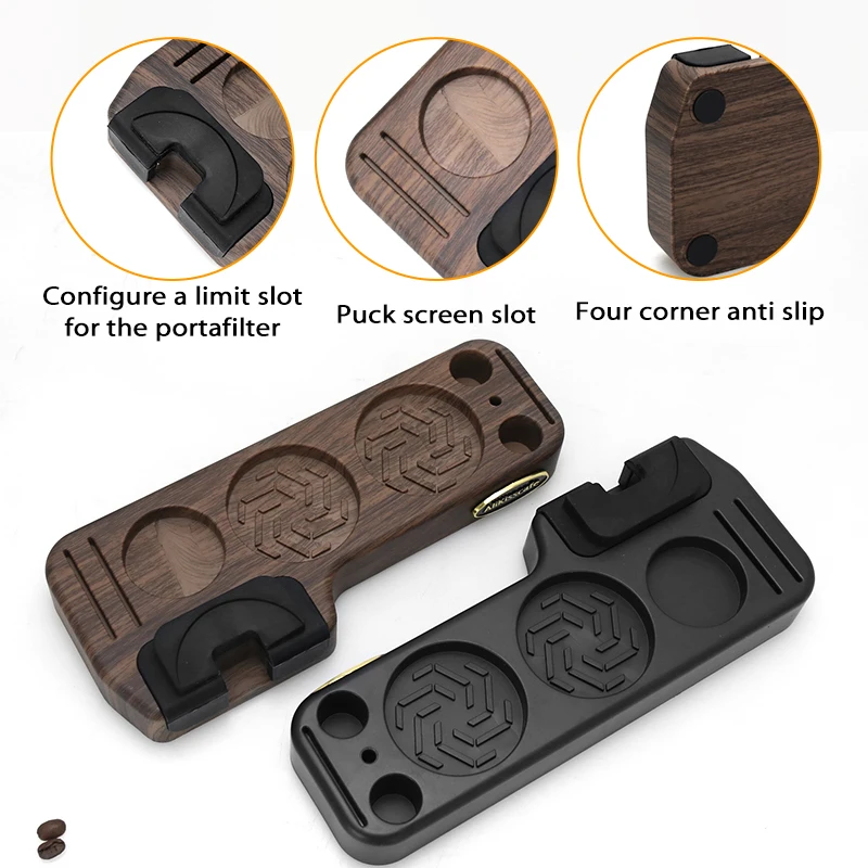 

Coffee Tamping Station Stand Portafilter Holder Mat ABS For Delonghi Breville 51MM 54MM 58MM Barista Tools Espresso Accessories