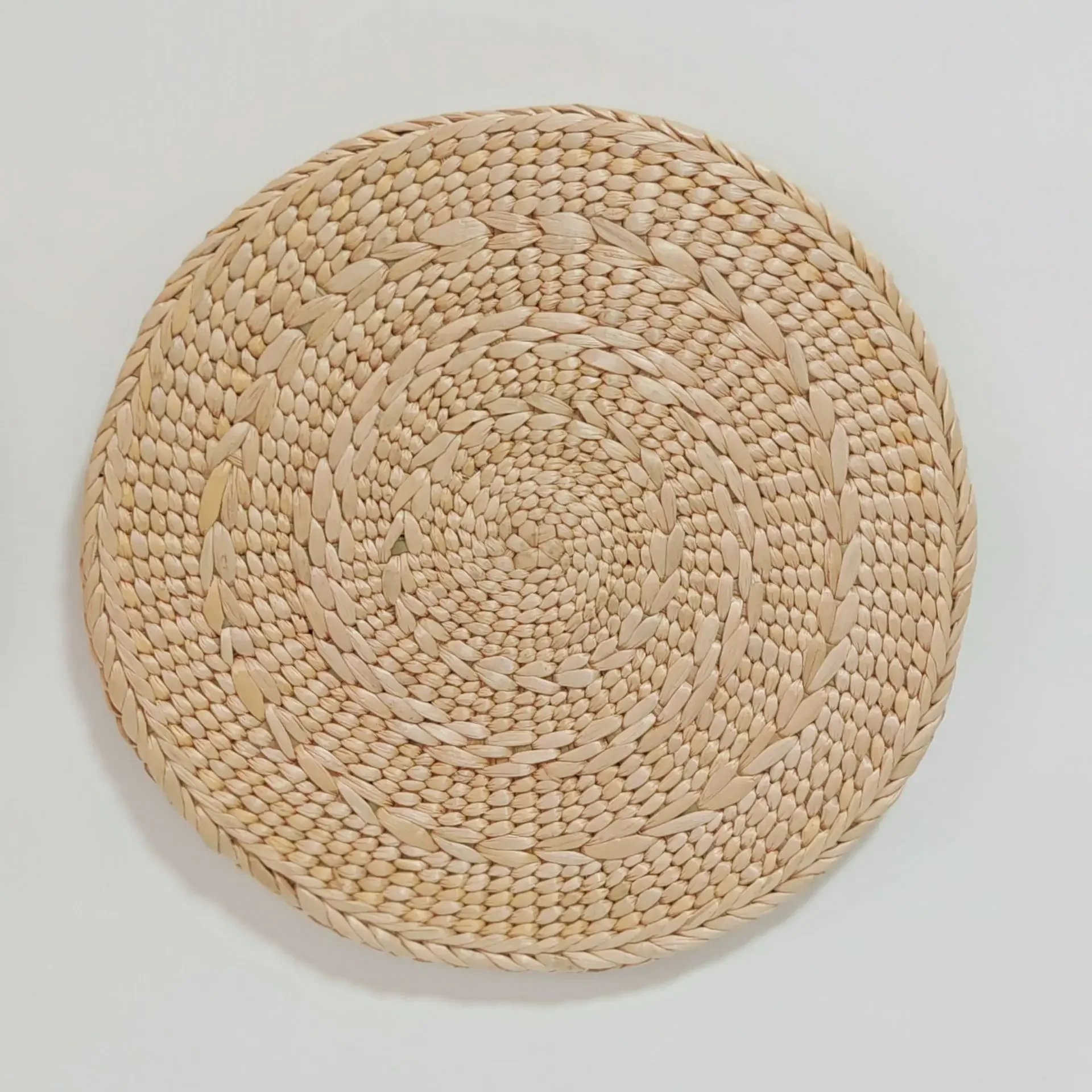 Hand woven double-layer cushion cushion sofa cushion grass woven cushion dining chair cushion comfortable buttocks cushion