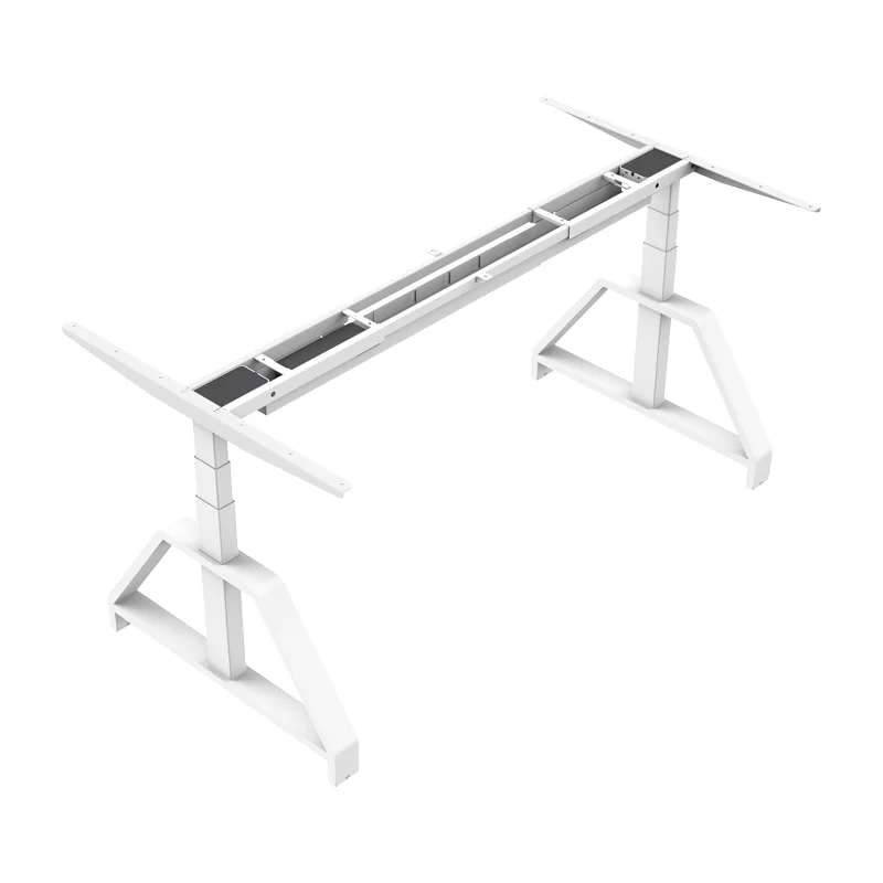 Modern Home Office Electric Sitting Table Height Adjustable Table Rack Rotary Function Modular Furniture Workstation