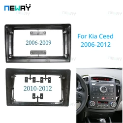 9 Cal rama samochodu Fascia Adapter Android Radio Dash pasujące zestaw paneli dla Kia Ceed 2006-2012