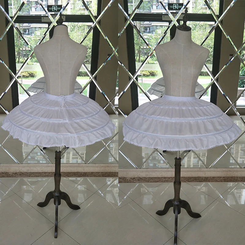 White Ball Gown Skirt Crinoline Adult Tutu Dress A-line Petticoat Slip Underskirt For Cosplay