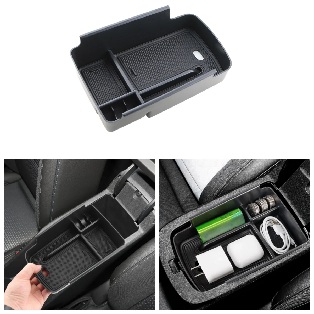 Armlehnen-Aufbewahrungsbox für Chevrolet Trax Seeker 2024 2025, ABS-Auto-Mittelkonsolen-Organizer, Behälter, Halter, Box, Autozubehör
