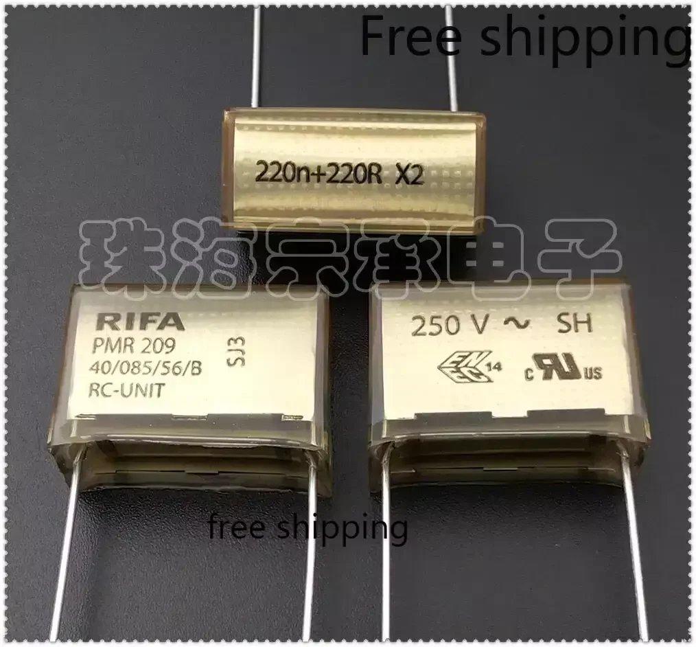 

10~20/PCS Imported 220n+220R X2 RIFA PMR209 250VAC 0.22uF composite RC capacitor in stock.