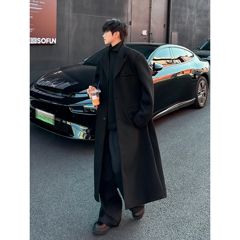 

Wool Blend Coat Korean Reviews Many Men'S Clothes Mens Suede Leather Hide Skin Pelt Fleece Fur Covering Hair Mane Down Feather
