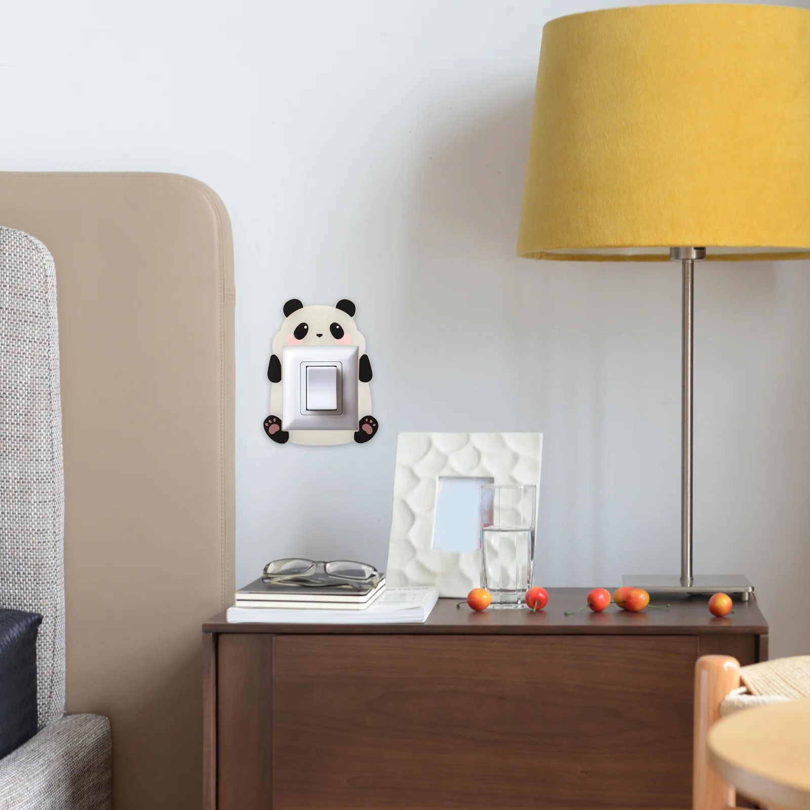 

Switch Decal Party Switch Stickers Home Decorative Wall Sticker Bedroom Light Socket Decoration Party Stickers Silicone Decals