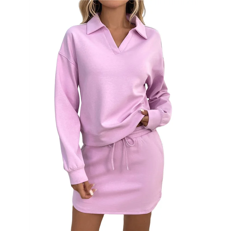 

CYL-комплекты из двух предметов для женщин, повседневный спортивный костюм, толстовка, шорты, одинаковый комплект, спортивный костюм для отдыха, тенниса, бега, розовый, фиолетовый, M