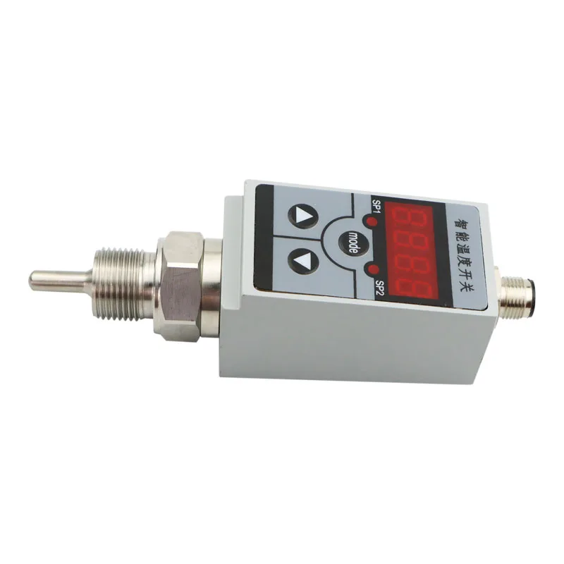 0-180 Deg.C Temperature Relay Control Switch For Hydraulic Oil DC 24V 4-Bits LED Display