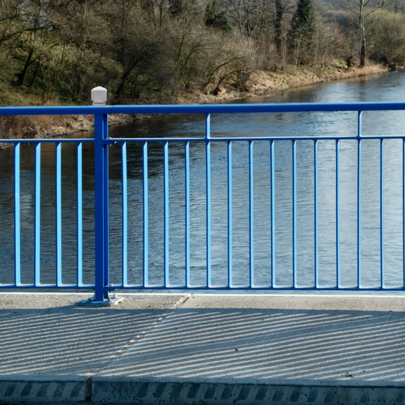 

1pc Square Post Cap Metal Finial For Garden Railing Replacement Durable Outdoor Topper Stainless Steel Fence Covers Farmhouse