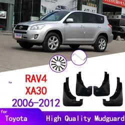 Para toyota rav4 2006 ~ 2012 xa30 2007 2008 2009 2010 2011 carro fender paralama mud flaps guarda respingo aleta acessórios do carro