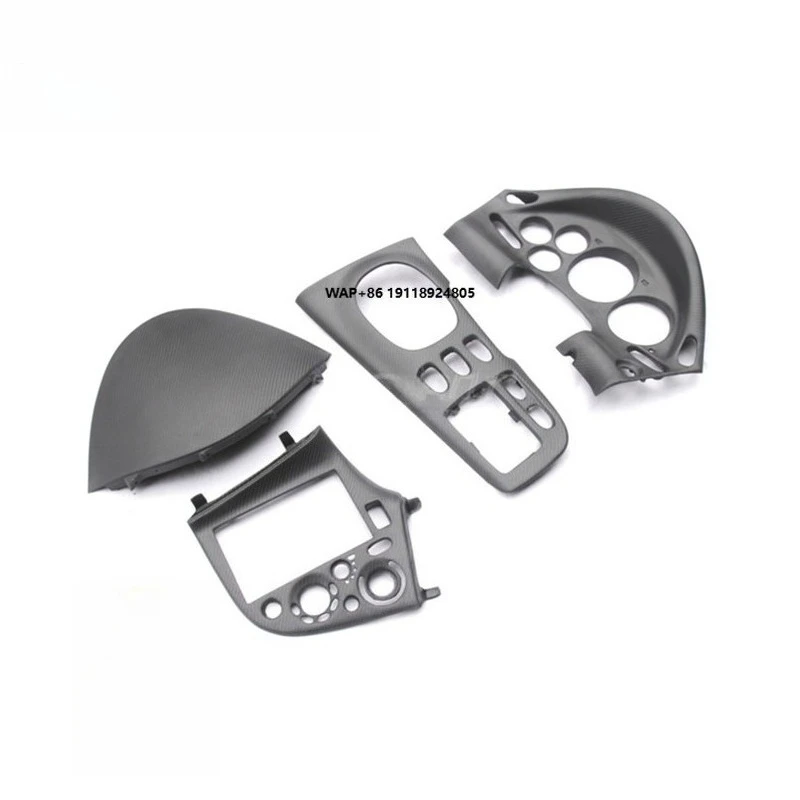 Trade Assurance Carbon Fiber Matte Finish Interior Trim 4pcs Fit For 1992-1997 RX7 FD3S LHD Interior Replacement Kit