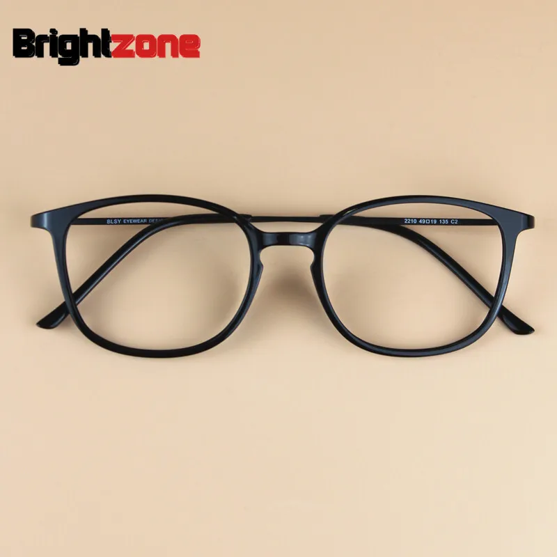 2023 Fashion Women Super Big Geek Glasses Frame Tungsten Carbon Steel Eyewear Men Vintage Ultra Thin Arm Nerd Myopia Eyeglasses