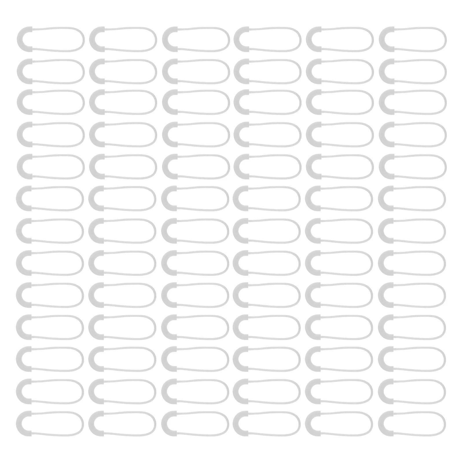 

100Pcs Replacement Zipper Tabs Detachable U Shape Pulls for Backpack Luggage Jacket Purses Handbags Zipper Pull Cord Extension