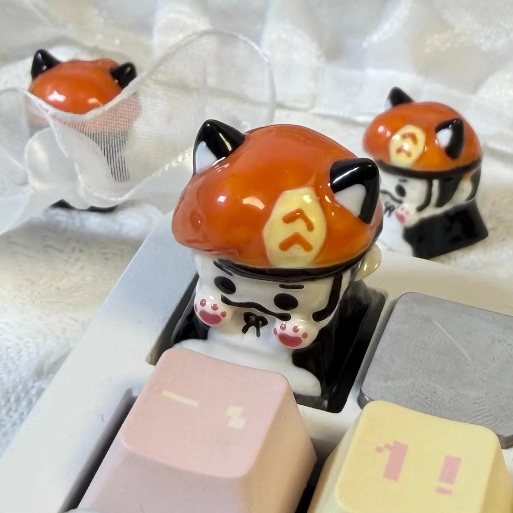 

Колпачки для клавиш Valorant BrainStorm Artisan Cat Maid, костюм, колпачки для клавиш, очаровательные колпачки для ключей из смолы на заказ, механическая клавиатура, игровые аксессуары