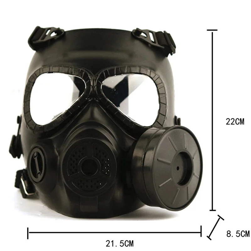 Tactical Head Masks M04 Dummy Skull Full Face Gas Mask With Fan Airsoft Paintball Shooting Wargame Cosplay Protection