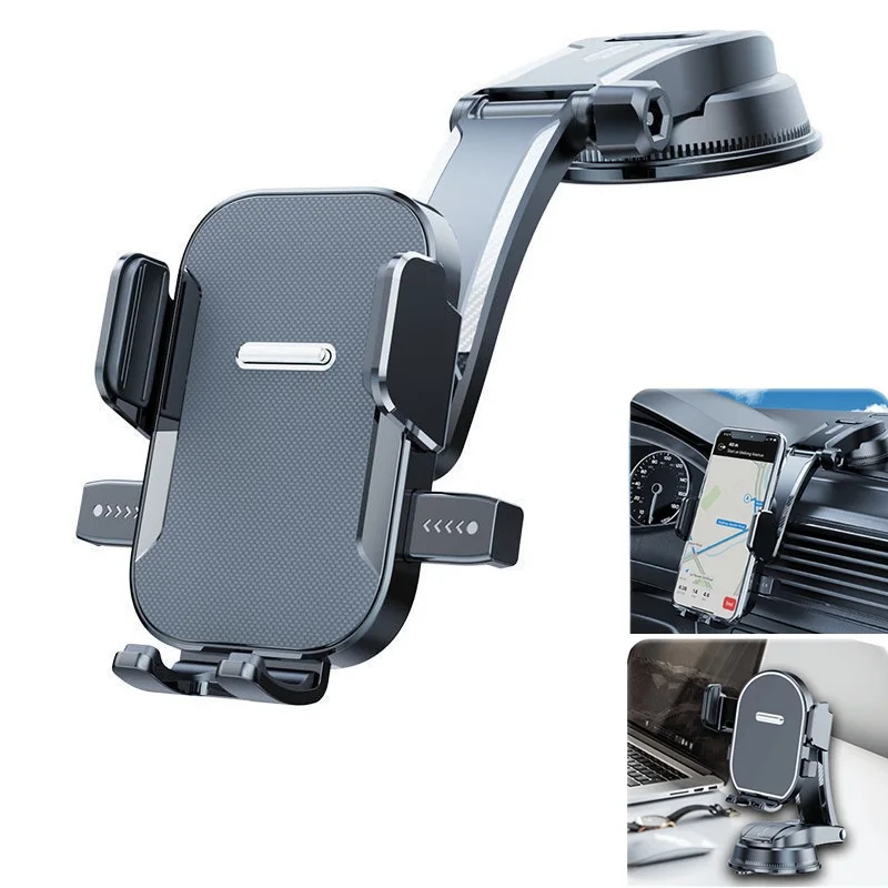 

Adjustable Universal Sucker Car Phone Holder Dashboard Mount Stand Suction Cup Smartphone Mobile Cell Bracket Auto Accessories
