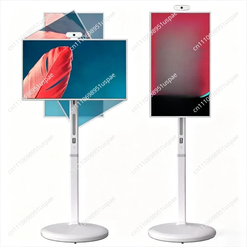 32-inch heart-shaped screen, large flat panel, wireless projection, movable TV, touch all-in-one machine