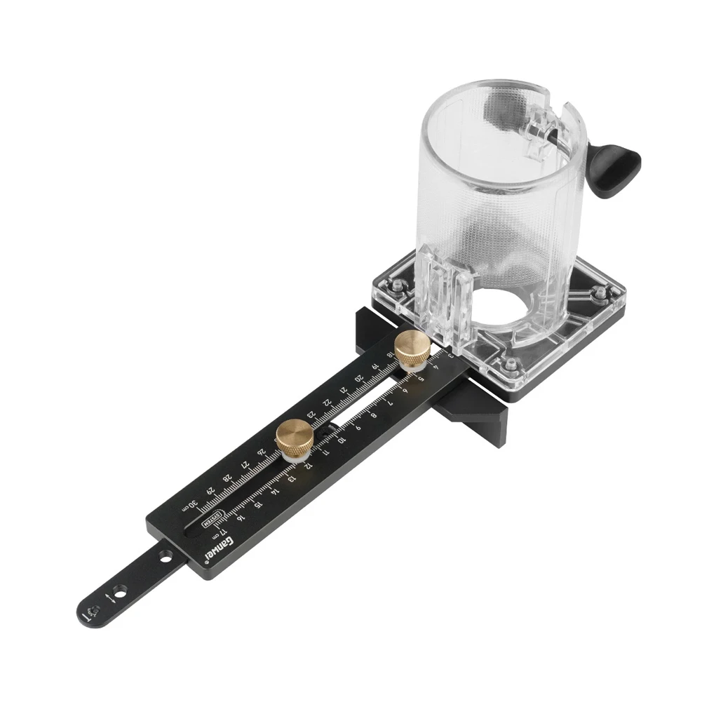 GanWei Aluminium Alloy Woodworking Electric Trimming Machine Circle Cutting Jig Wood Router Milling Circle Slotting Base - view 6