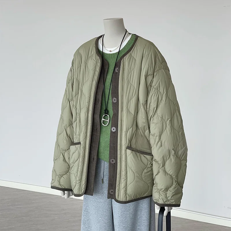 

Зимняя хлопковая куртка свободного покроя, женская модная цветная блузка, теплая верхняя одежда больших размеров, длинное пальто в стиле ретро