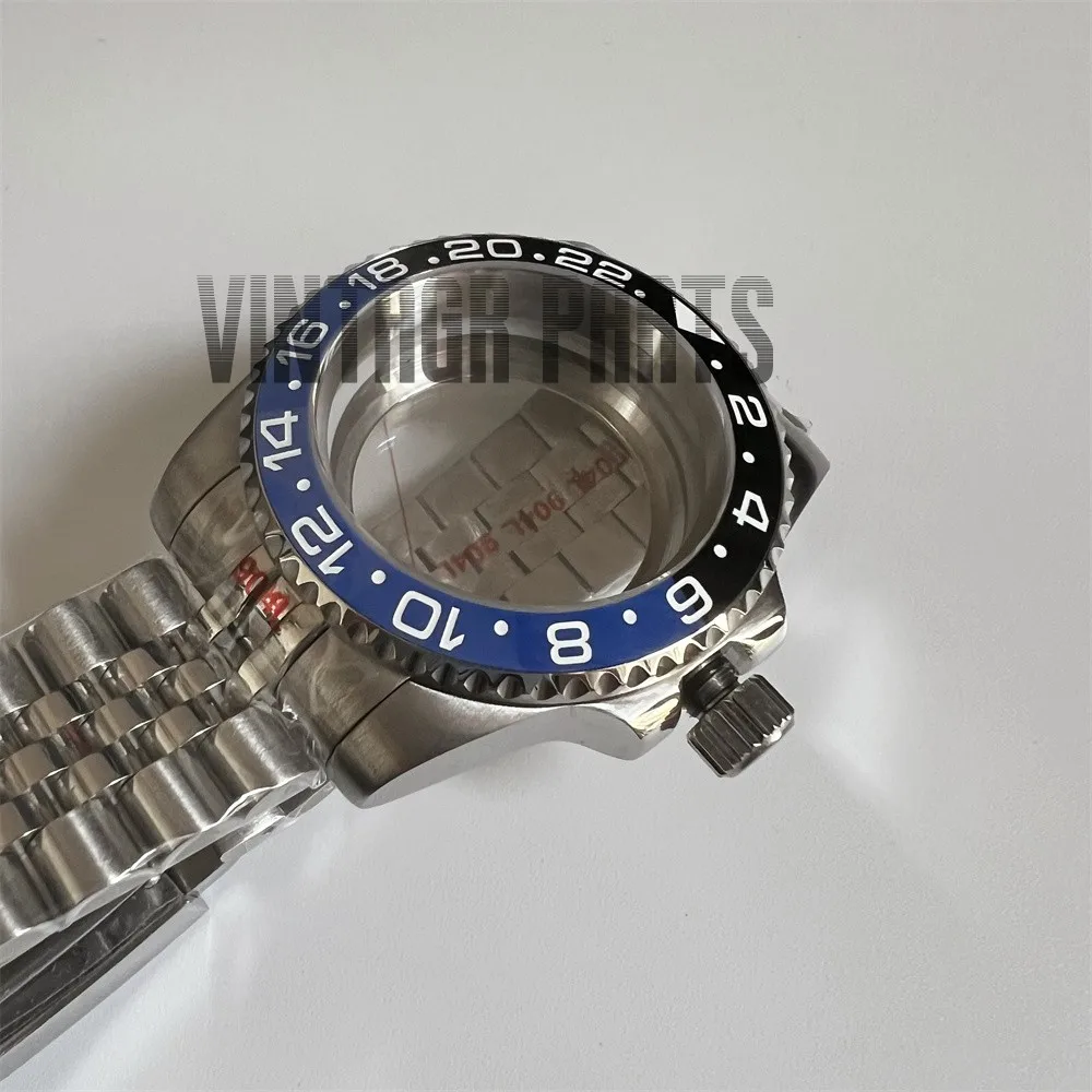 316L Stainless Steel 40mm watch case sapphire glass fit NH35 NH36 movement