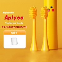 Toothbrushes Head Compatible with Apiyoo P7/Y8/G7/SUP/T1/Moon Sonic Electric Tooth Vacuum Bristle Nozzles
