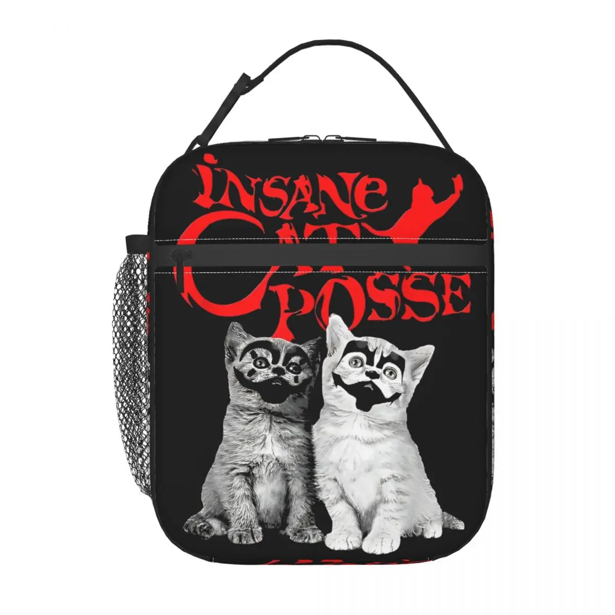 

Insane Clown Posse Cats Love Cute Insulated Lunch Bags Storage Food Box Portable Thermal Cooler Lunch Boxes For School Office