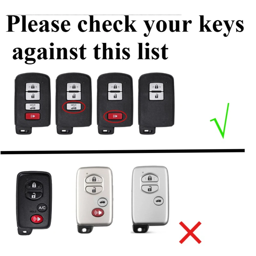 حافظة مفاتيح السيارة الجلدية غطاء شل لتويوتا أوريس كامري RAV4 أفالون يارس فيرسو 2013 2014 2015 2016 2017 2018 اكسسوارات #2